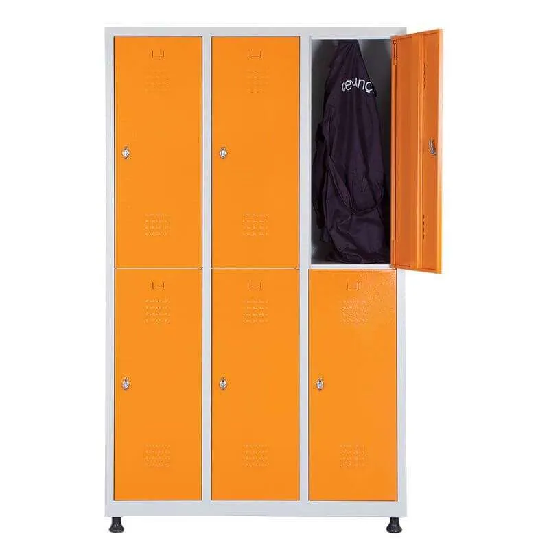 Industrial steel school locker for educational facilities