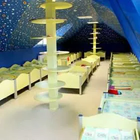 kindergarten sleeping room beds